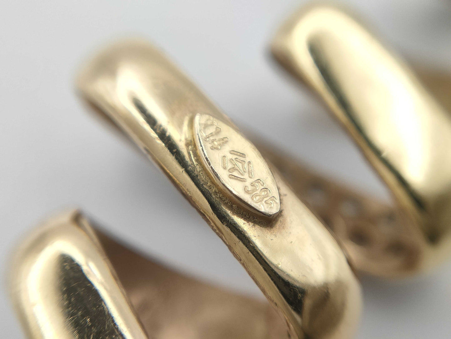 Transparent Stone K14 7.2g Pendant Top 