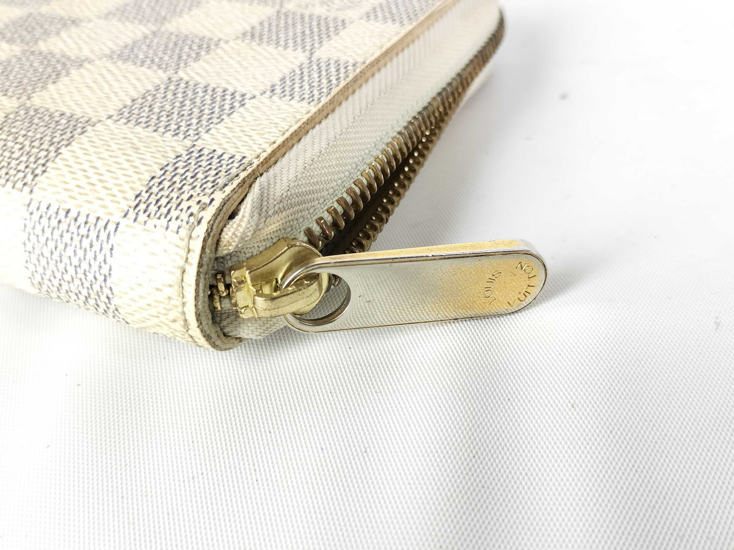 LOUIS VUITTON Damier Azur Zippy Organizer Damier Azur N60012 VI2047 Wallet