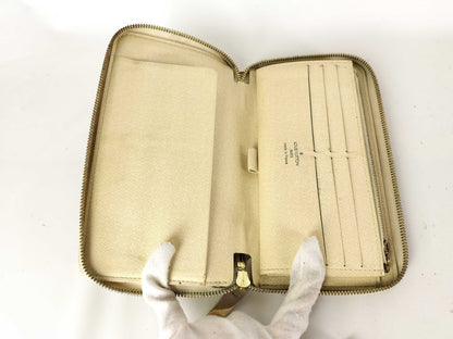 LOUIS VUITTON Damier Azur Zippy Organizer Damier Azur N60012 VI2047 Wallet