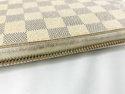 LOUIS VUITTON Damier Azur Zippy Organizer Damier Azur N60012 VI2047 Wallet