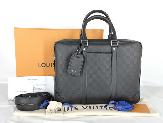 LOUIS VUITTON Damier Infini LOUIS VUITTON Porte-Document Voyage Business Bag