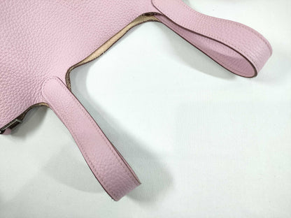 HERMES Picotin Lock PM Handbag in Mauve Sylvestre and Taurillon Clemence Leather with B Stamp