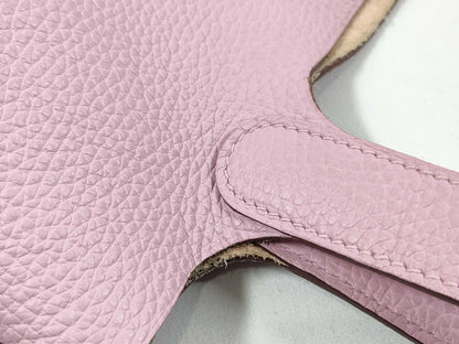 HERMES Picotin Lock PM Handbag in Mauve Sylvestre and Taurillon Clemence Leather with B Stamp