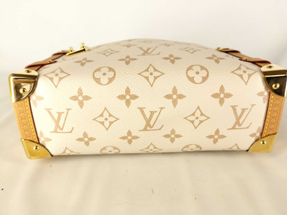 LOUIS VUITTON Monogram Side Trunk MM Monogram Dune Shoulder Bag