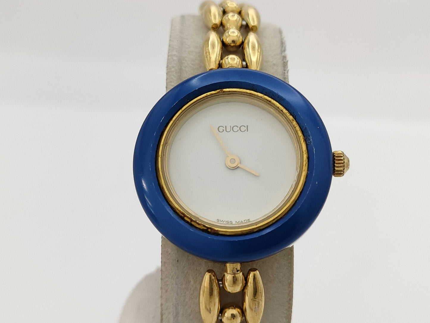 GUCCI Change Bezel 11/12.2 White Dial Quartz Women's Watch 1134033