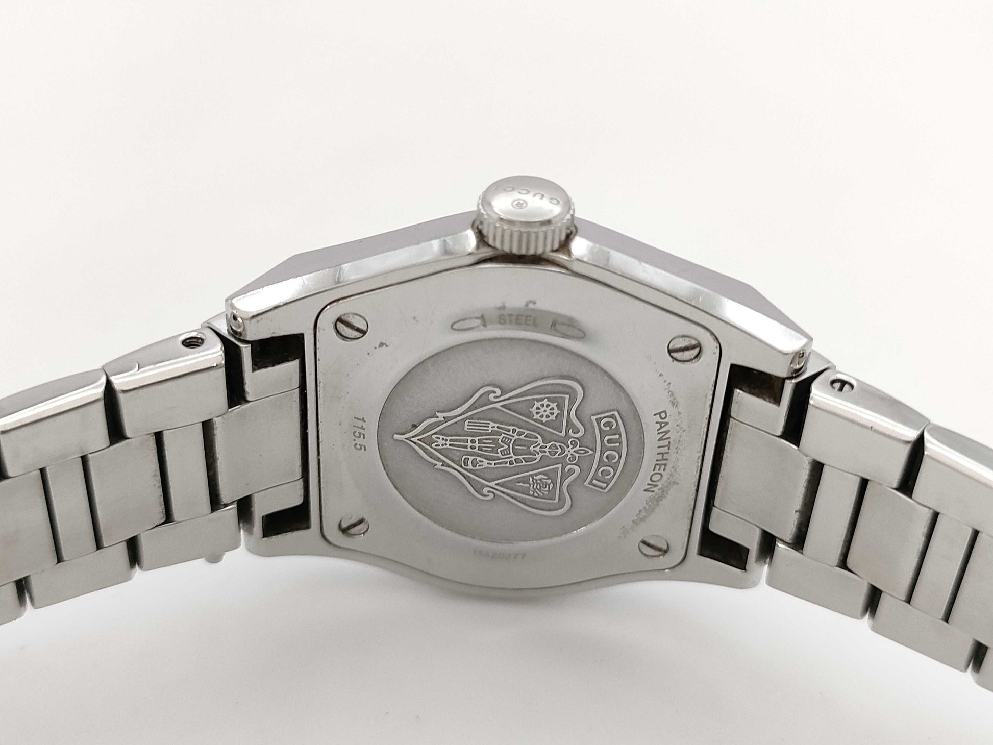 GUCCI Pantheon 115.5 Silver Dial Quartz Women's Watch 13420277