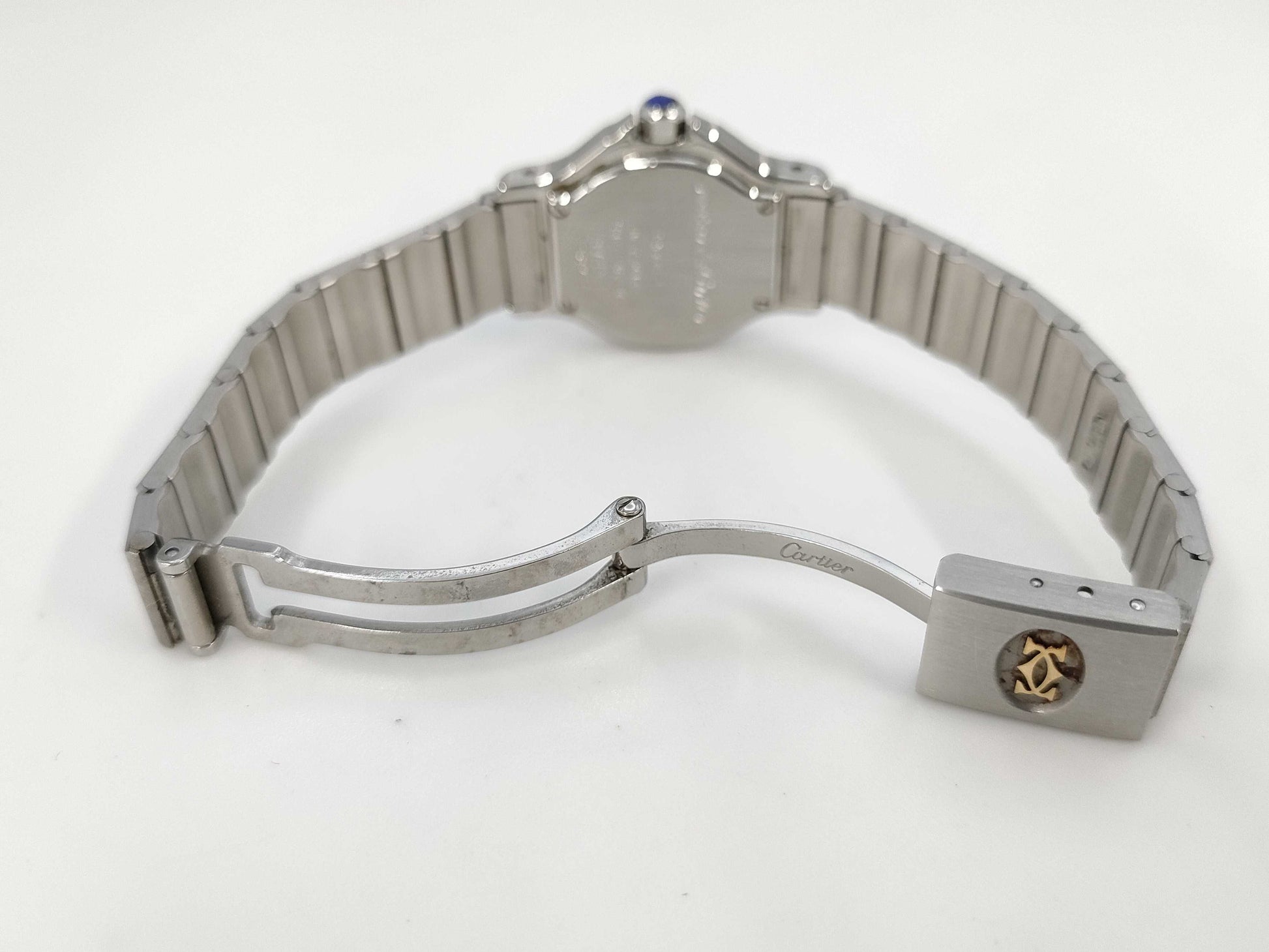 Cartier Santos Cocktail SM W2001683 Ivory Dial 187903 13049 Quartz Women's Watch