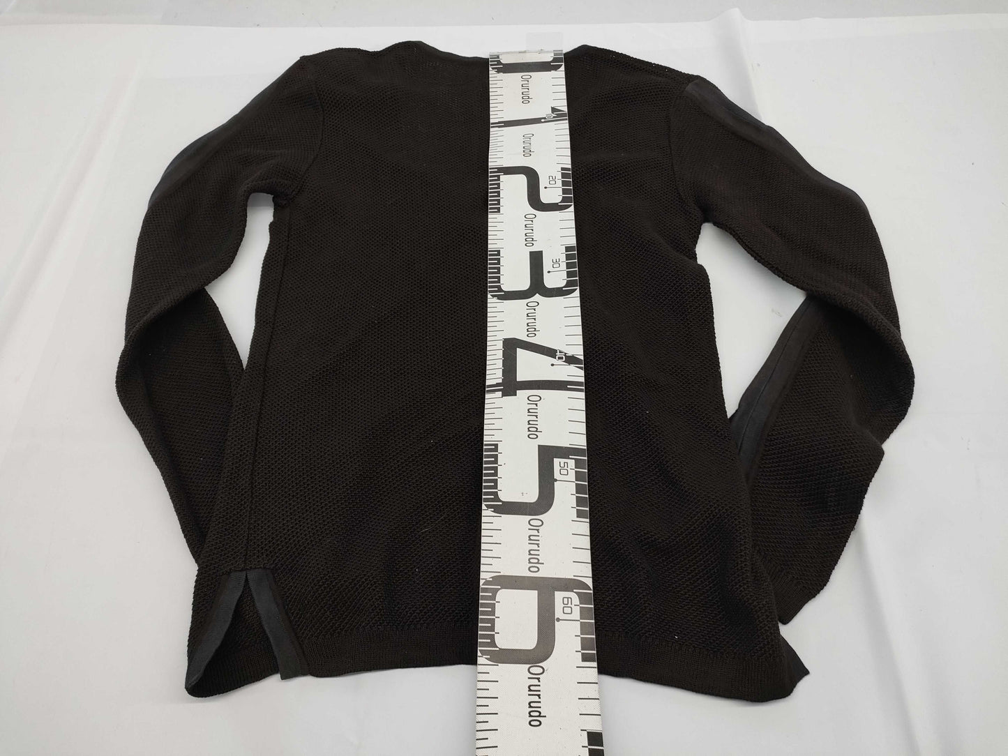 CHANEL CHANEL Zip Knit Cardigan Black #42 Cardigan