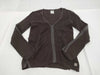 CHANEL CHANEL Zip Knit Cardigan Black #42 Cardigan