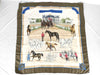 HERMES Carre 90 Silk Scarf Brown Scarf