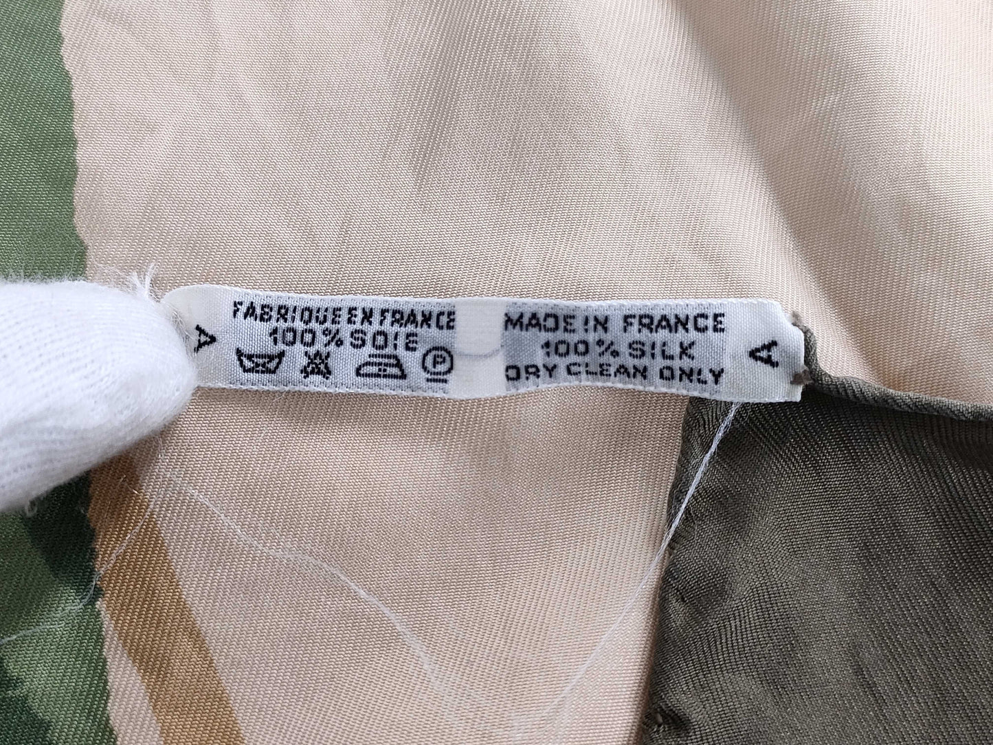 HERMES Carre 90 Silk Scarf Brown Scarf