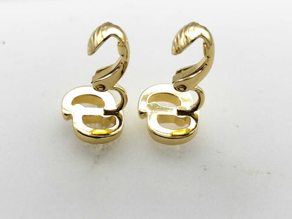 Dior logo earrings