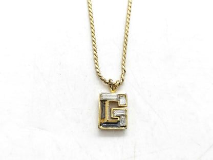 GIVENCHY Logo Stone Necklace