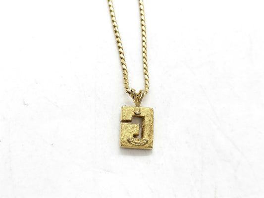 GIVENCHY Logo Stone Necklace