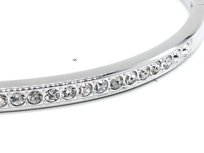 FURLA Padlock Motif Rhinestone Bracelet/Bangle