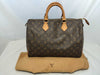 LOUIS VUITTON Monogram Louis Vuitton Speedy 35 Monogram M41107 Cadena Key Dust Bag Boston Bag