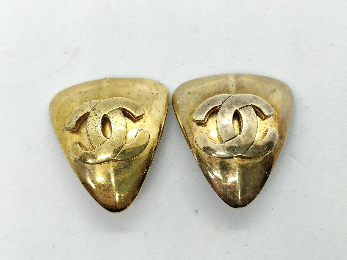 CHANEL Coco Mark Diamond Earrings 97P Earrings