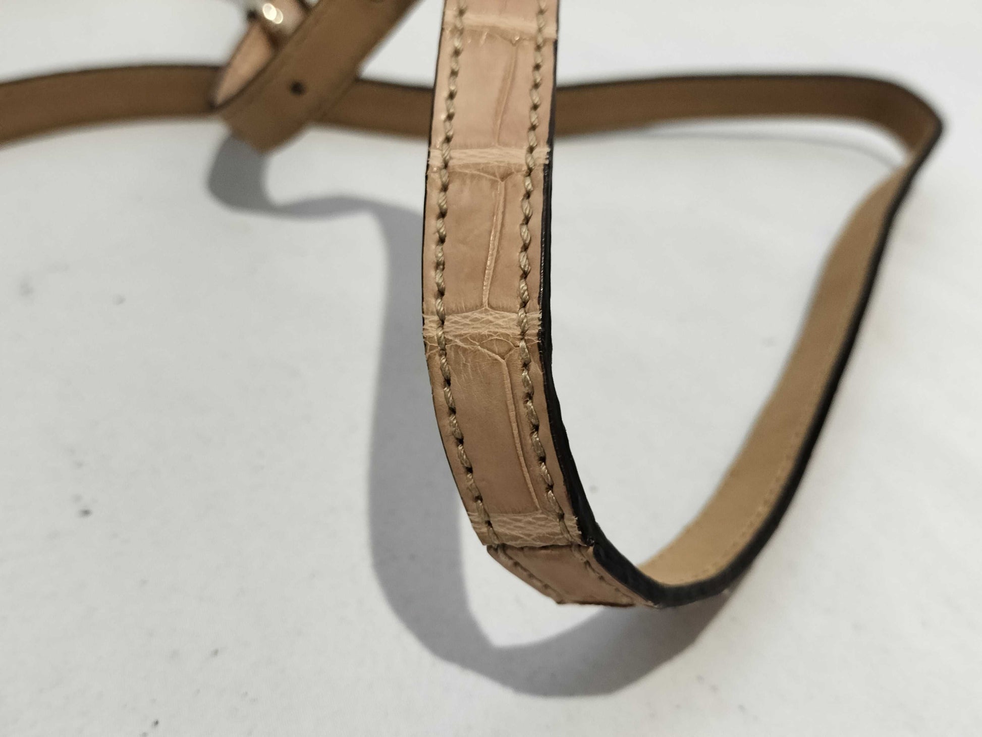 GUCCI Crocodile Soho Interlocking Shoulder Bag