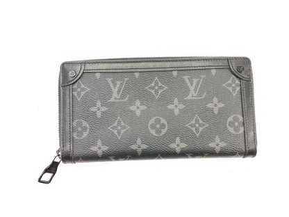 LOUIS VUITTON M80558 Monogram Eclipse Trunk Zippy Wallet RFID Verified, Box and Dust Bag Included