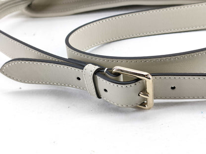 GUCCI GG Canvas 388924 GG Canvas Shoulder Bag Canvas x Leather Beige Ivory Shoulder Bag