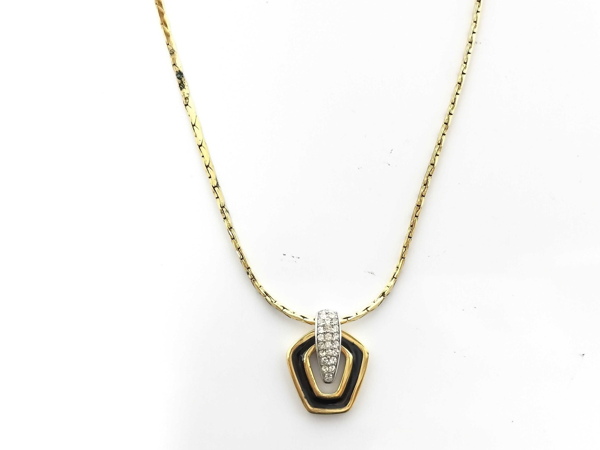 GIVENCHY Rhinestone Necklace GP Necklace