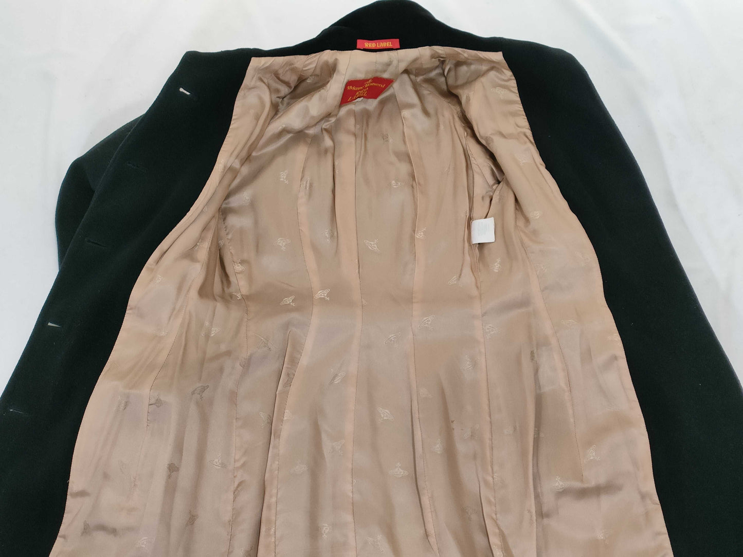 Vivienne Westwood VIVIENNE WESTWOOD RED LEBEL Coat Size: 40 Wool/Nylon/Cashmere Black Coat