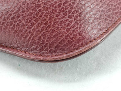 Cartier Must Leather Clutch Bag, Bordeaux, with Dust Bag