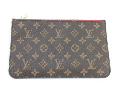 LOUIS VUITTON Monogram M41177 Monogram Neverfull Cerise Pouch 