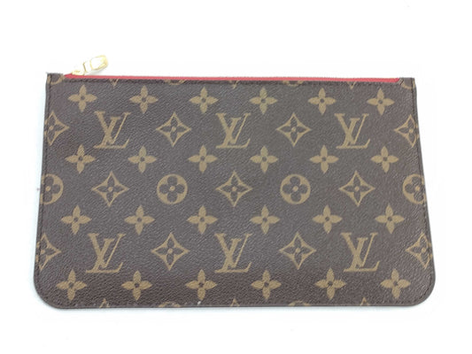 LOUIS VUITTON Monogram M41177 Monogram Neverfull Cerise Pouch 