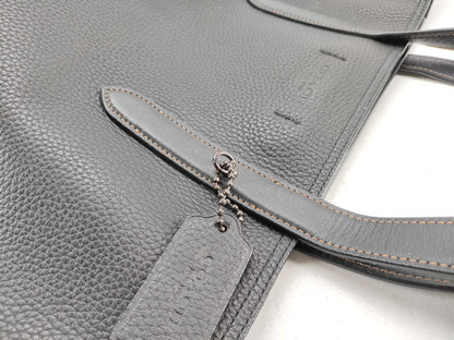 COACH C0240 Leather Gotham Tote 34 Bag Black Tote Bag