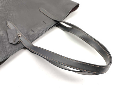 COACH C0240 Leather Gotham Tote 34 Bag Black Tote Bag