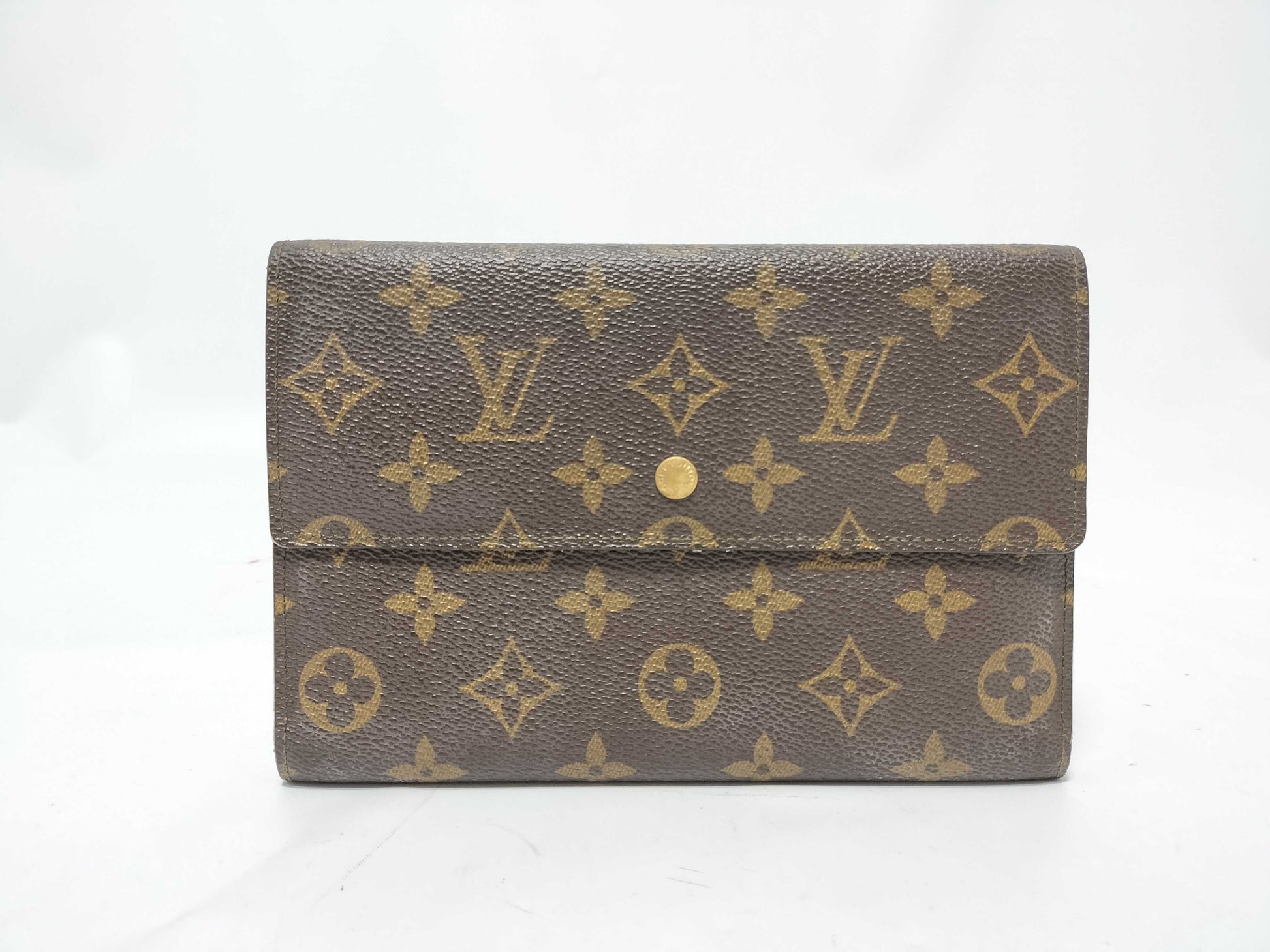 LOUIS VUITTON Monogram M60135 Monogram Pochette Passport Wallet
