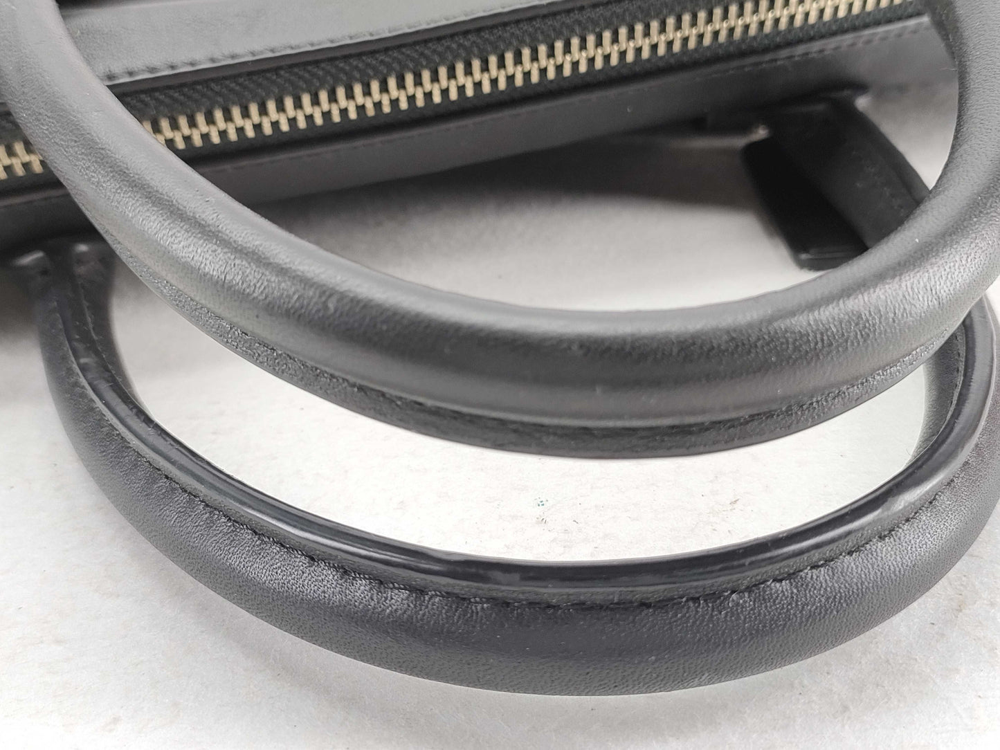 COACH Signature F54803 Signature Briefcase, 2-Way Business Bag, Leather, PVC, Black, with Strap