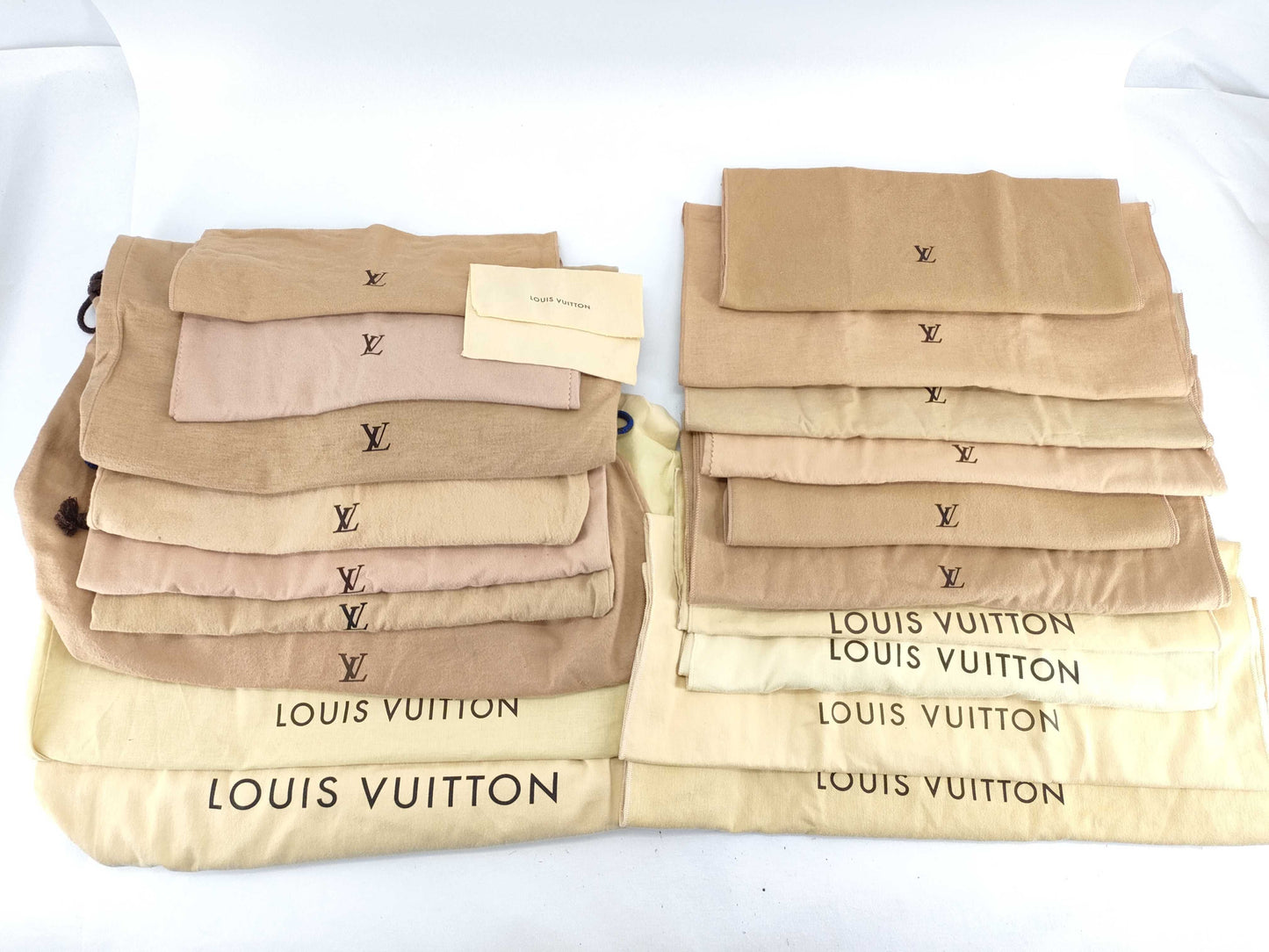 Set of 20 Louis Vuitton Dust Bags 