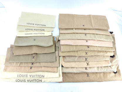Set of 20 Louis Vuitton Dust Bags 