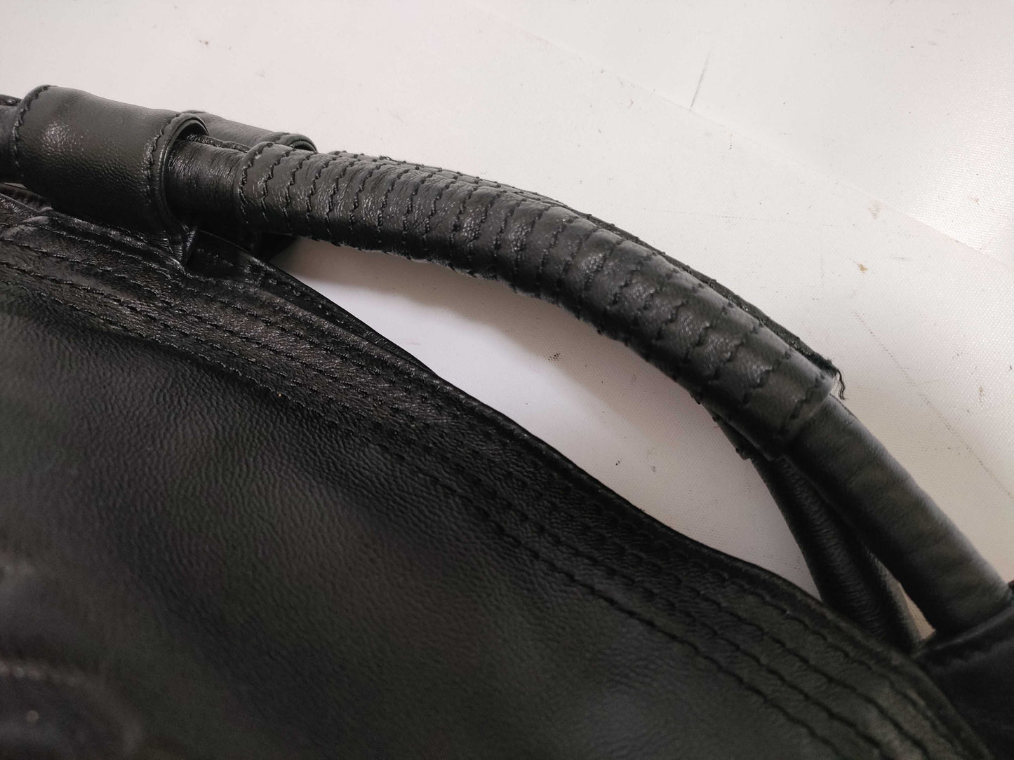 LOEWE Leather Anagram Handbag Black