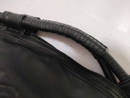 LOEWE Leather Anagram Handbag Black