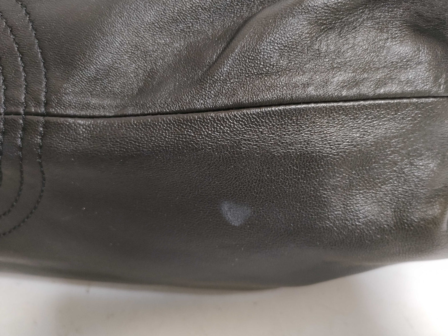 LOEWE Leather Anagram Handbag Black