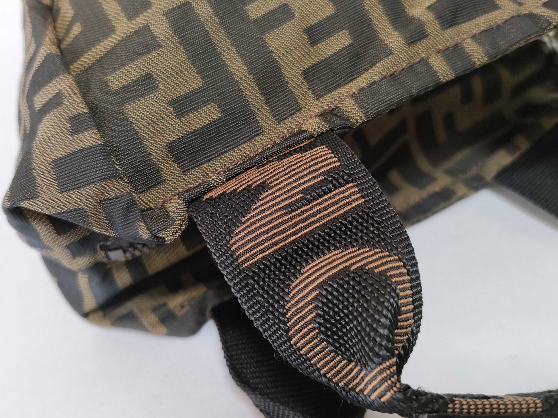 FENDI Zucca pattern Fendi Zucca hand pouch handbag