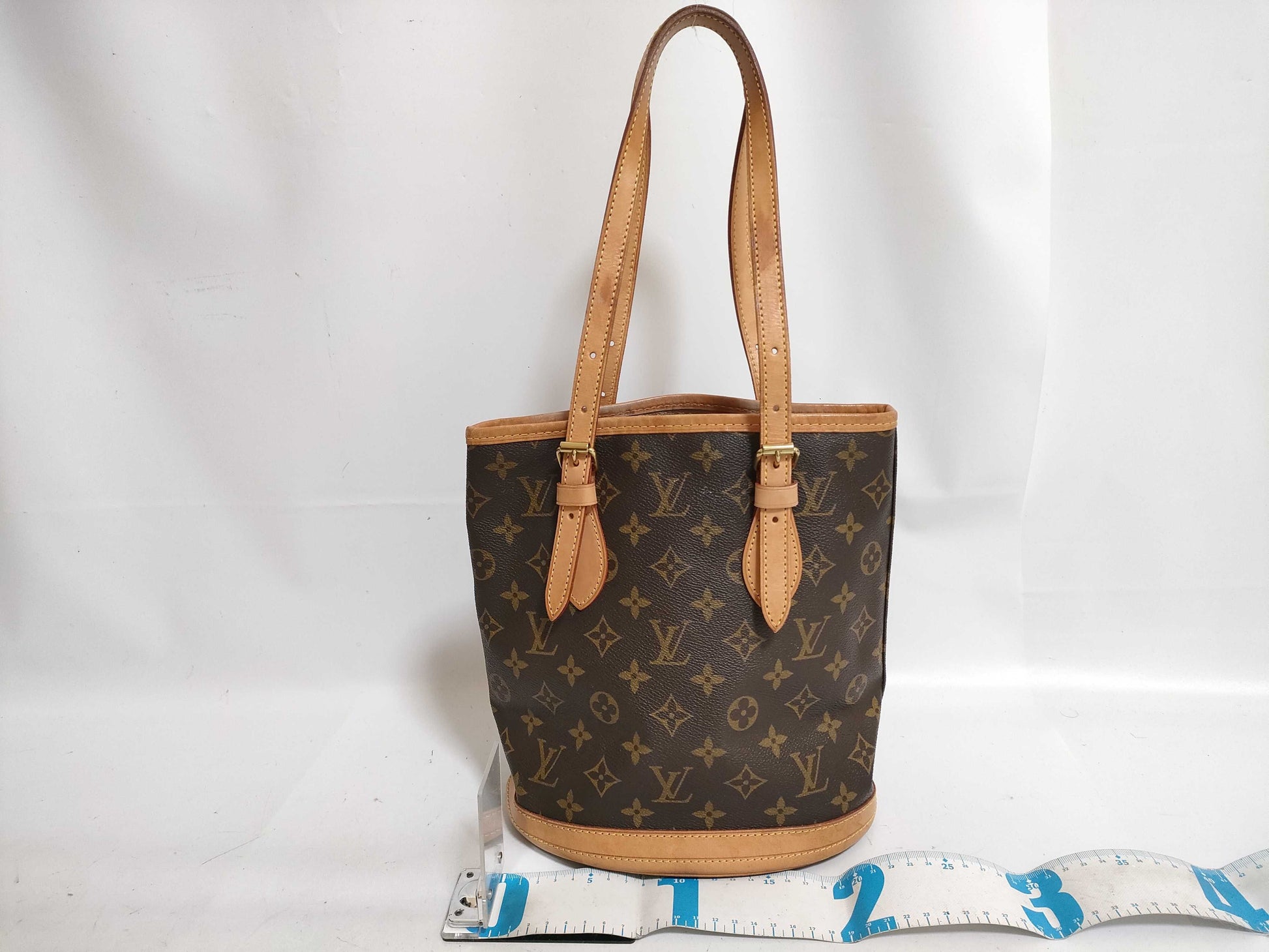 LOUIS VUITTON Monogram Bucket PM Handbag