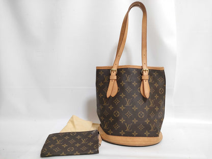 LOUIS VUITTON Monogram Bucket PM Handbag