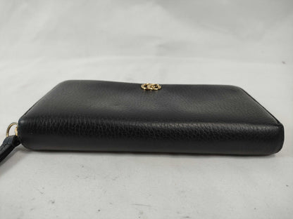 GUCCI Leather Zippy Wallet Black