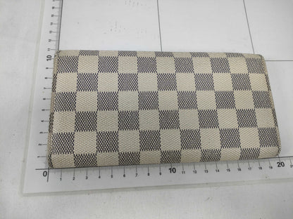 LOUIS VUITTON Damier Azur Louis Vuitton Damier Azur Wallet
