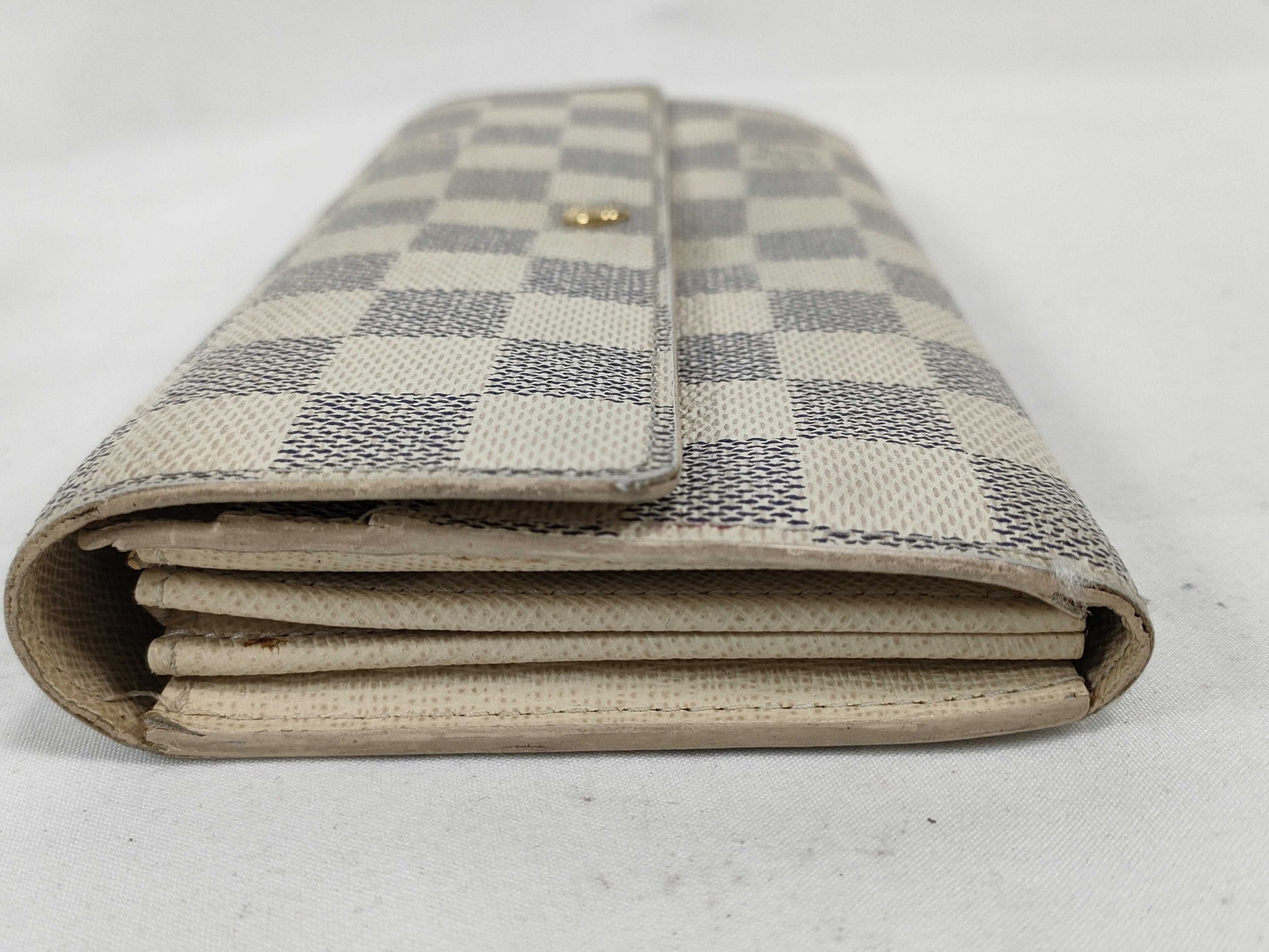 LOUIS VUITTON Damier Azur Louis Vuitton Damier Azur Wallet