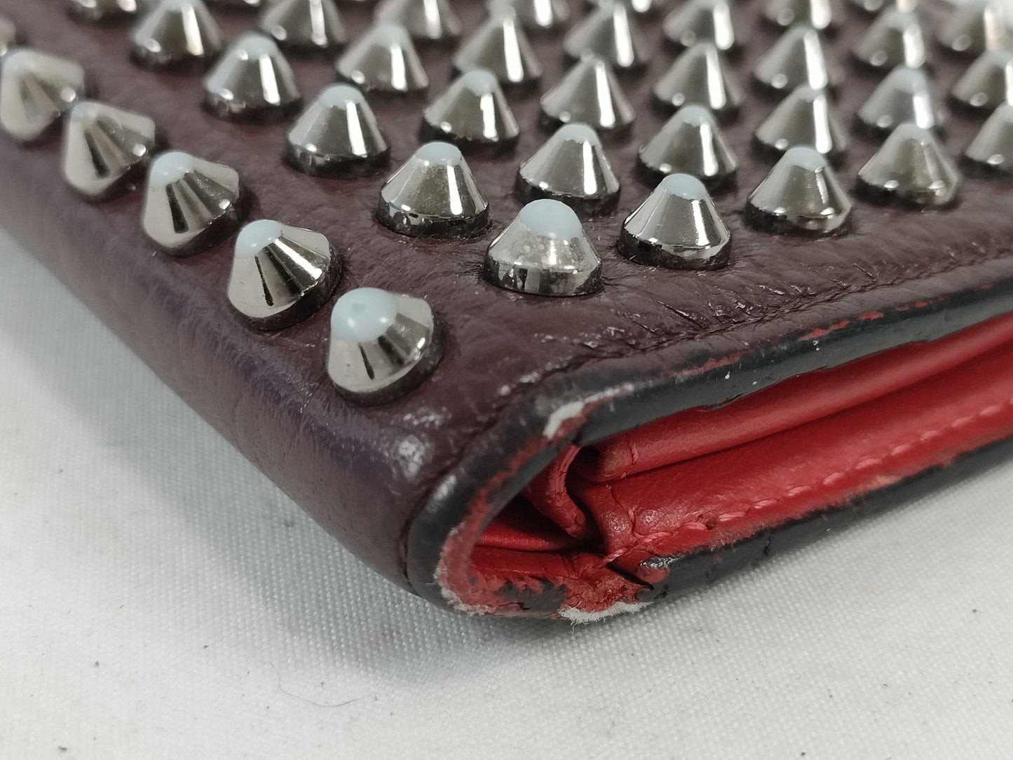 Christian Louboutin Studded Folding Wallet