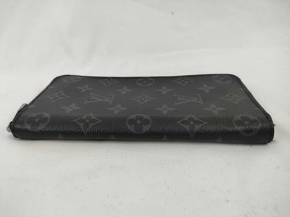 LOUIS VUITTON Monogram Eclipse Zippy Wallet Vertical Wallet