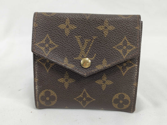 LOUIS VUITTON Monogram Louis Vuitton Monogram Folding Wallet