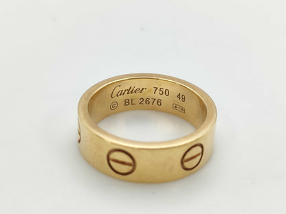 Cartier Love #49 750 6.4g Ring 