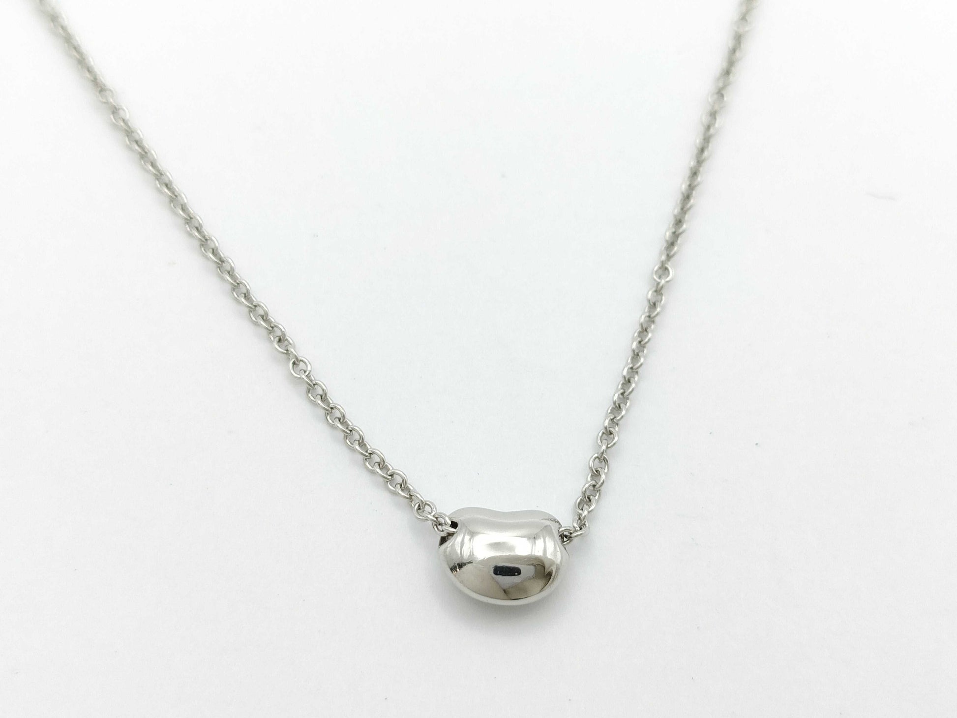 Tiffany & Co. Heart Diamond Pt950 3.6g Necklace 