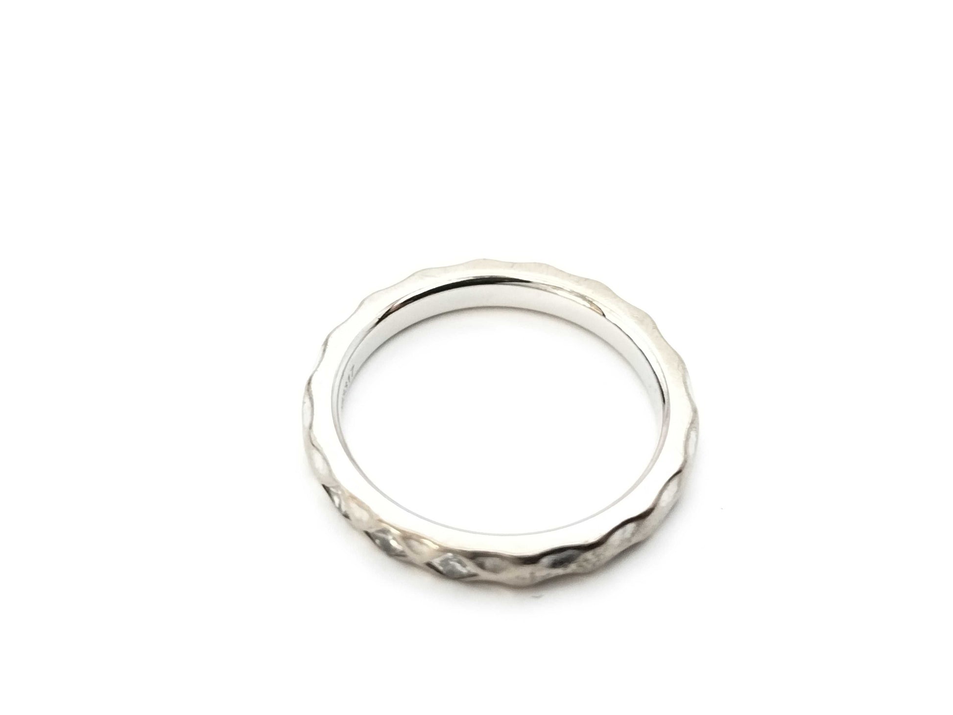 LOUIS VUITTON Infini 3PD #49 WG Au750 3.6g Ring 